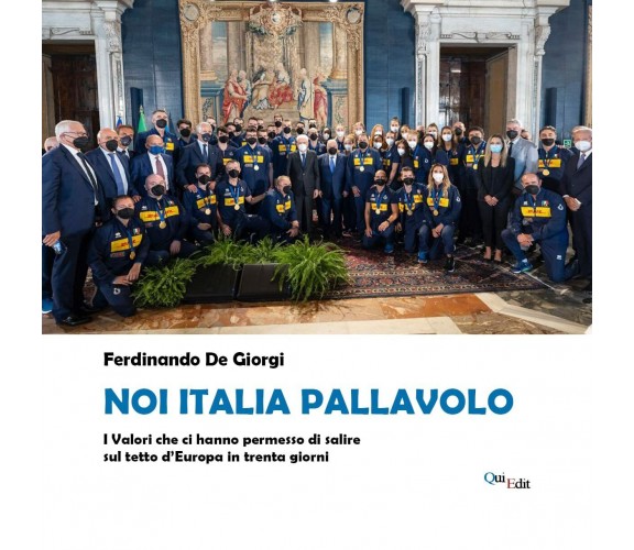 Noi Italia pallavolo - Ferdinando De Giorgi - QuiEdit, 2021