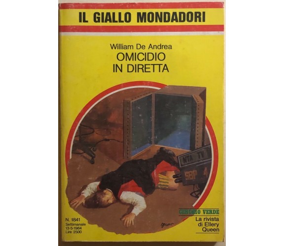 Omicidio in diretta di William De Andrea, 1984, Mondadori