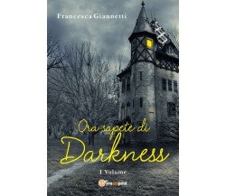 Ora sapete di darkness	 di Francesca Giannetti,  2017,  Youcanprint