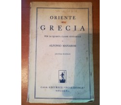 Oriente e Grecia - Alfonso Manaresi - Poseidonia - 1945- M