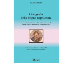 Ortografia della lingua napoletan  di Enzo Carro,  2017,  Youcanprint - ER