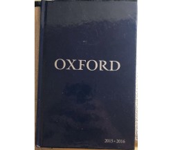 Oxford weekly planner 2015-2016 di Aa.vv.,  2015,  Oxford University Press