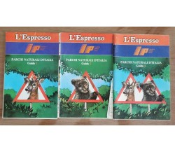 Parchi naturali d'Italia guida 1, 2 e 3 - L'Espresso - 1983 - AR