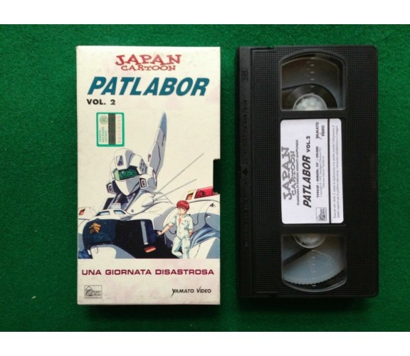 Patlabor una giornata disastrosa vol 2- Vhs 1995 - Yamato video -F