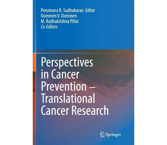 Perspectives in Cancer Prevention-Translational Cancer Research - Springer, 2016