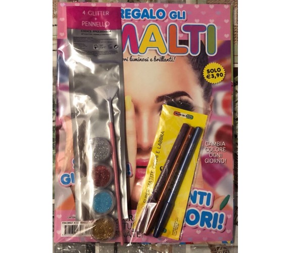 Pink Smile n. 95+Smalti+4 glitter e pennello+Matite Make-up di Aa.vv., 2022, 