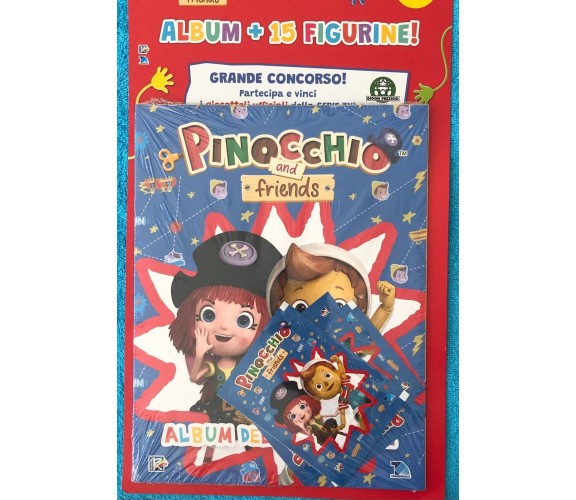 Pinocchio & Friends Album+15 figurine di Tridimensional S.r.l.,  2022,  Rainbow