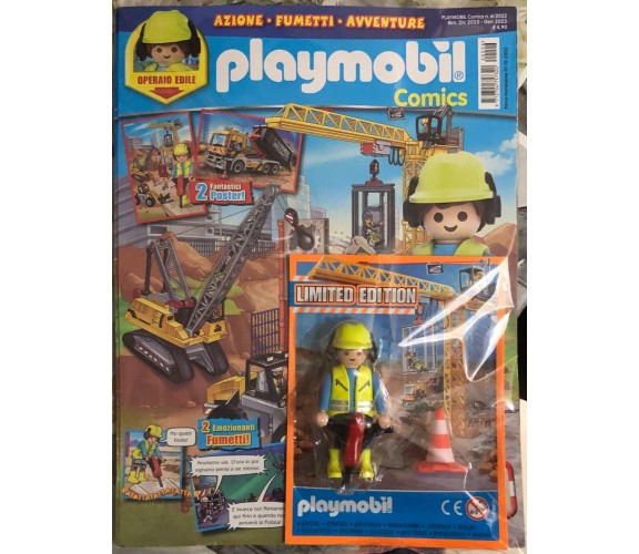 Playmobil Comics 6/2022 Operaio edile di Playmobil, 2022, Pieroni Distribuzio