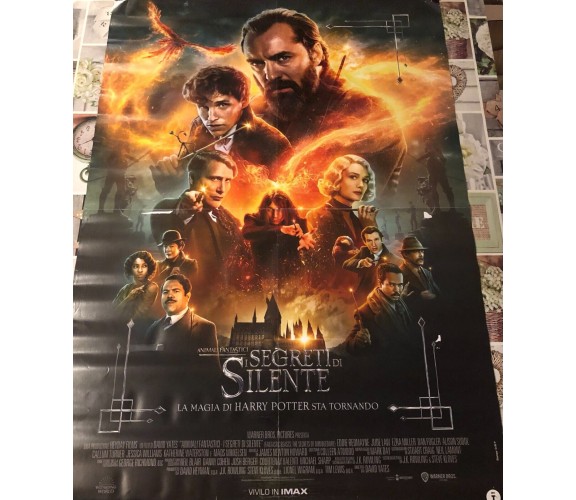 Poster locandina Animali fantastici - I segreti di Silente 100x70 cm ORIGINALE d