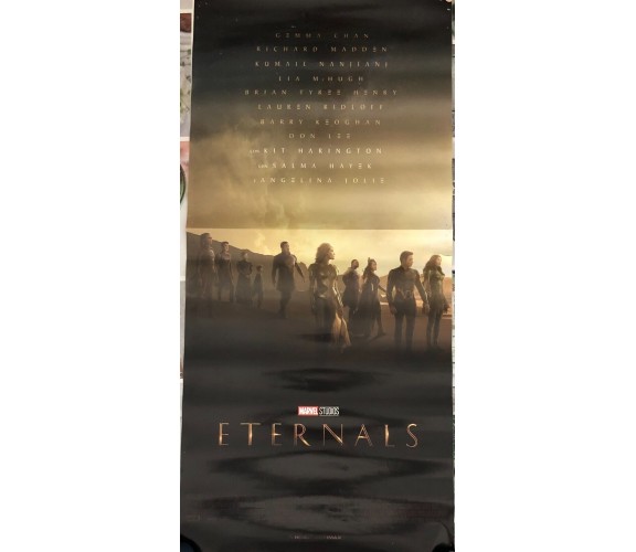 Poster locandina Eternals 33x70 cm ORIGINALE da cinema 2021 di Chloé Zhao