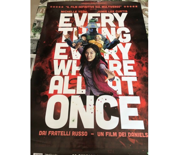 Poster locandina Everything everywhere all at once 100x70 cm ORIGINALE da cinema