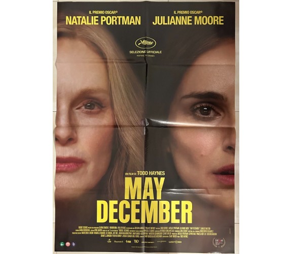 Poster locandina May December 100x140 ORIGINALE da cinema di Todd Haynes, 2023