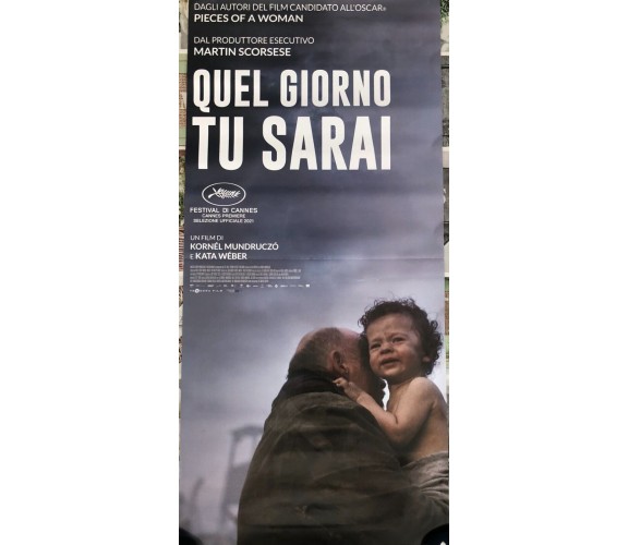 Poster locandina Quel giorno tu sarai 33x70 cm ORIGINALE da cinema 2021 di Korné