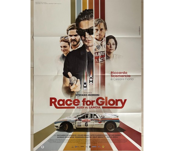 Poster locandina Race for Glory: Audi vs. Lancia 100x140 ORIGINALE da cinema di