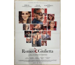 Poster locandina Romeo è Giulietta 100x140 ORIGINALE da cinema di Giovanni Vero