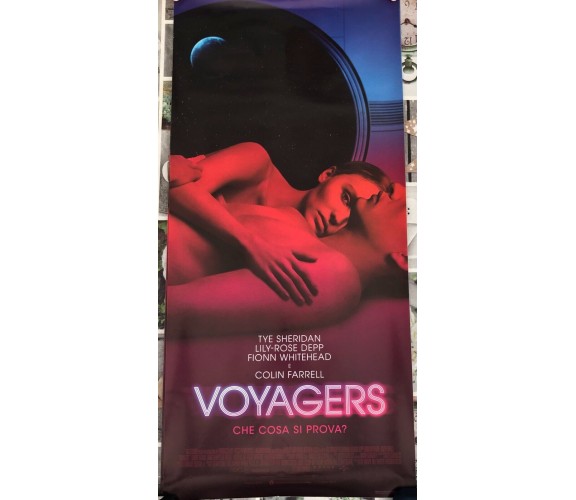 Poster locandina Voyagers 33x70 cm ORIGINALE da cinema 2021 di Neil Burger