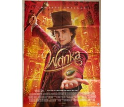 Poster locandina Wonka 100x140 ORIGINALE da cinema di Paul King, 2023, Warne