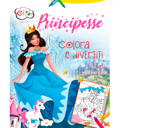 Principesse. Colora e divertiti - AA.VV. - CSA, 2020