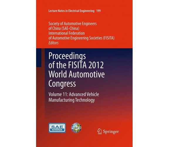 Proceedings Of The Fisita 2012 World Automotive Congress - Springer, 2016