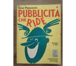 Pubblicità che ride - G. Pesavento - Campironi - 1974 - AR