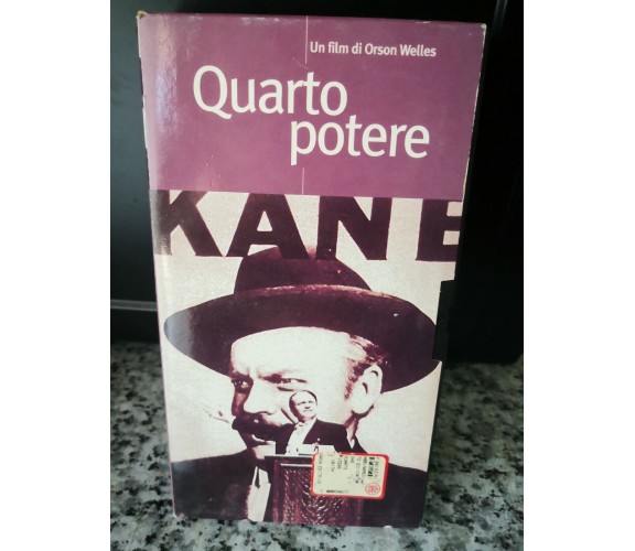 Quarto potere - Kane - vhs -1941 - L'Unità -F