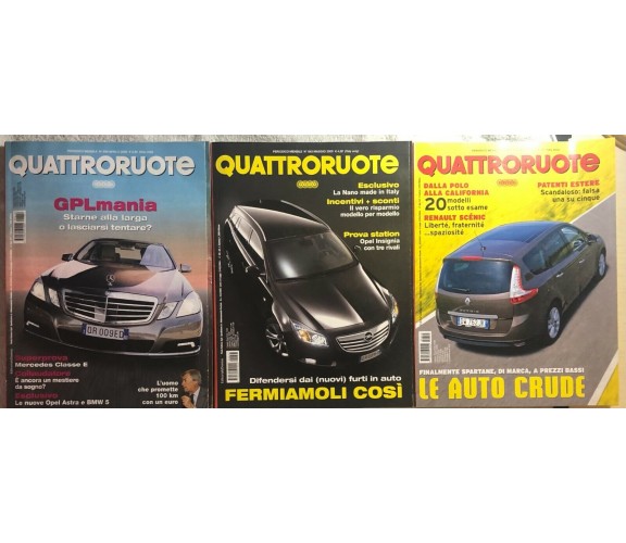 Quattroruote 6 numeri 2008-2009 di Aa.vv.,  2008,  Editoriale Domus