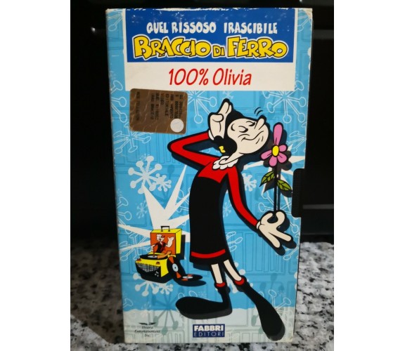 Quel rissoso irascibile Braccio di Ferro - Olivia 100% - vhs 2003 -Fabbri-F