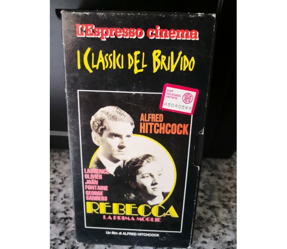 Rebecca la prima moglie - vhs -1967 - L'espresso cinema -F