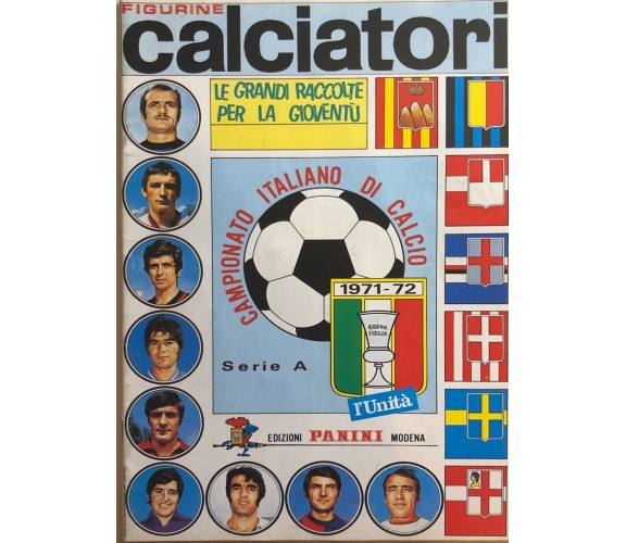 Ristampa album Calciatori Panini Serie A 1971-72