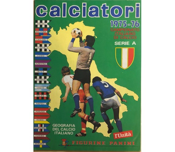 Ristampa album Calciatori Panini Serie A 1975-76