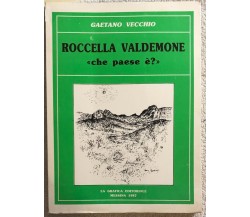 Roccella Valdemone: che paese è? di Gaetano Vecchio,  1987,  La Grafica Editoria