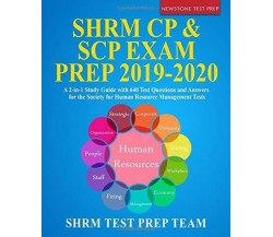 SHRM-CP/SHRM-SCP Exam Prep 2019-2020 A 2-in-1 Study Guide with 640 Test Question