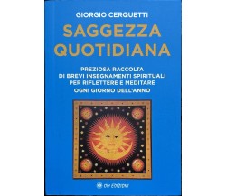 Saggezza Quotidiana di Giorgio Cerquetti, 2023, Om Edizioni