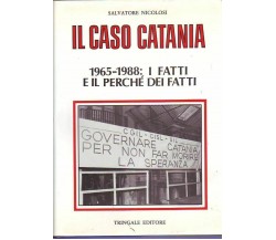 Salvatore Nicolosi, Il caso Catania: 1965-1988: i fatti e il perché dei fatti