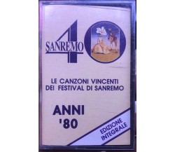 Sanremo anni '80 Edizione integrale MUSICASSETTA