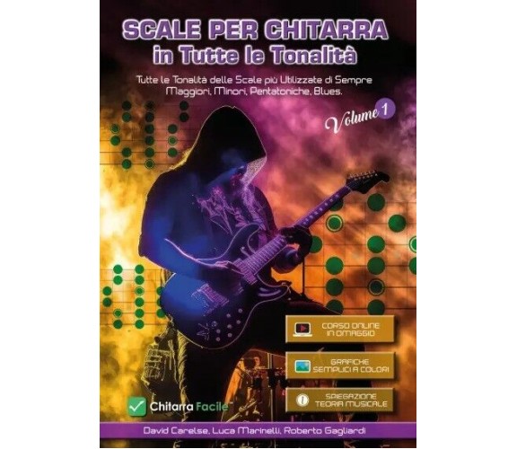 Scale per Chitarra in Tutte le Tonalità - Il Primo Libro delle Scale. Tutte le t