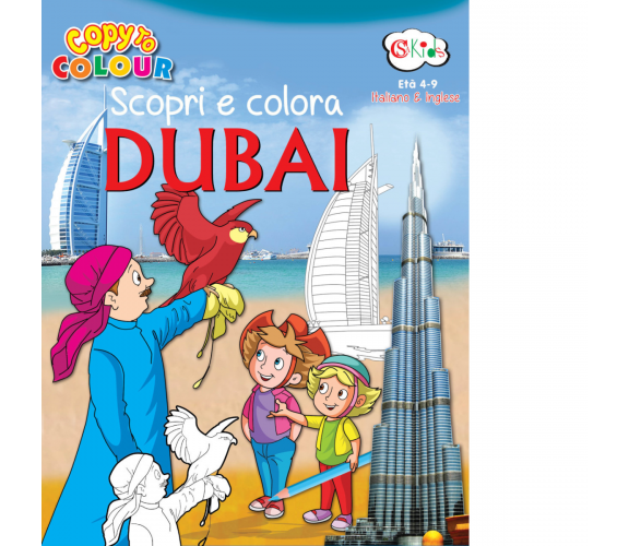 Scopri e colora Dubai. Ediz. italiana e inglese - CSA, 2020