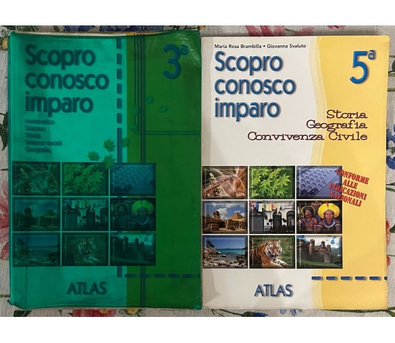  Scopro conosco imparo 3+4+5 di Maria Rosa Brambilla, Giovanna Svaluto, 2002, 