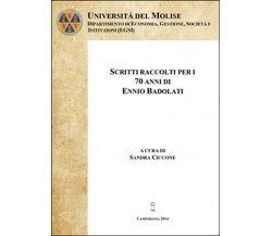 Scritti raccolti per i 70 anni di Ennio Badolati Vol.1 (Ciccone, 2014)