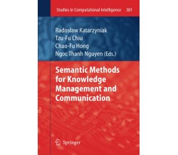 Semantic Methods for Knowledge Management and Communication - Springer, 2013