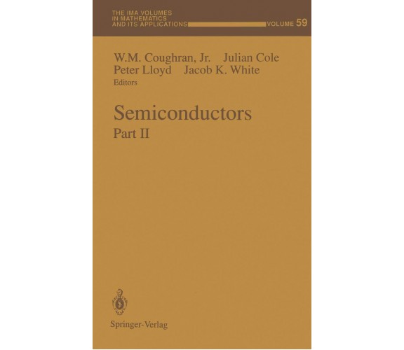 Semiconductors -  Jr. Coughran, W. M. - Springer, 2011