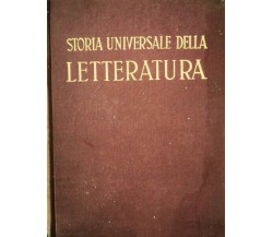 Storia Universale della Letteratura, Giacomo Prampolini,  1949,  Utet - ER