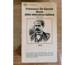 Storia della letteratura italiana volume secondo - F. De Sanctis-Einaudi-1971-AR