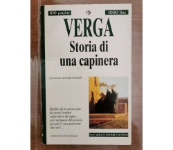 Storia di una capinera - G. Verga - Newton - 1997 - AR