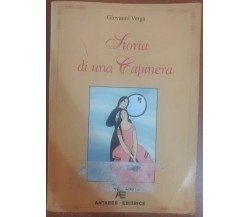 Storia di una capinera - Giovanni Verga,1996 , Antares Editrice - S