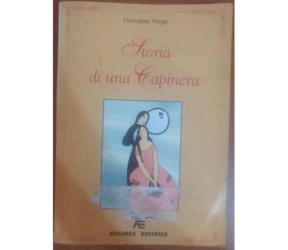 Storia di una capinera - Giovanni Verga,1996 , Antares Editrice - S