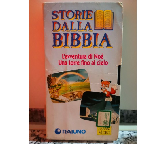 Storie dalla Bibbia,L'Avventura di Noè, Una torre fino al cielo-Vhs-1993-fabri-F