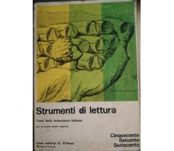  Strumenti di lettura - Cordati - Farina - 1974 - G. D’Anna - lo