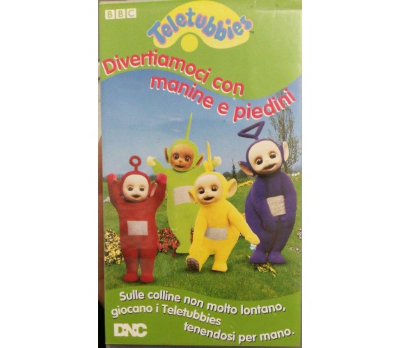 Teletubies divertiamoci con mianine e piedini (VHS) - BBC - 1996