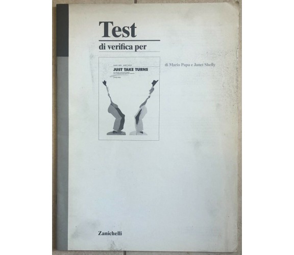 Test di verifica per Just take turns di Mario Papa E Janet Shelly,  1998,  Zanic